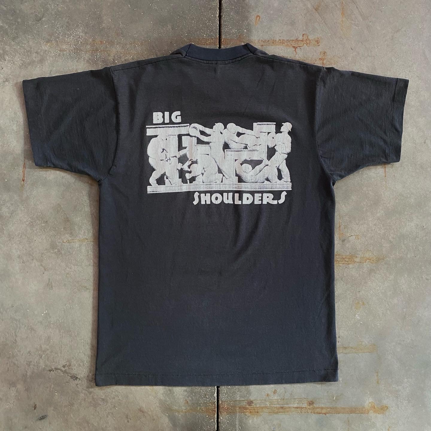 SINGLE STITCHED "BIG SHOULDERS" SCREEN STARS TEE - 1990s