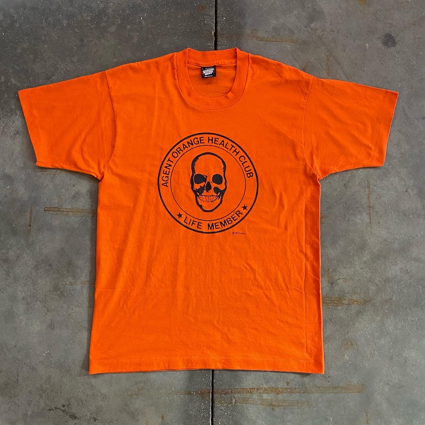 SINGLE STITCHED "AGENT ORANGE" SCREEN STARS TEE - 1990s